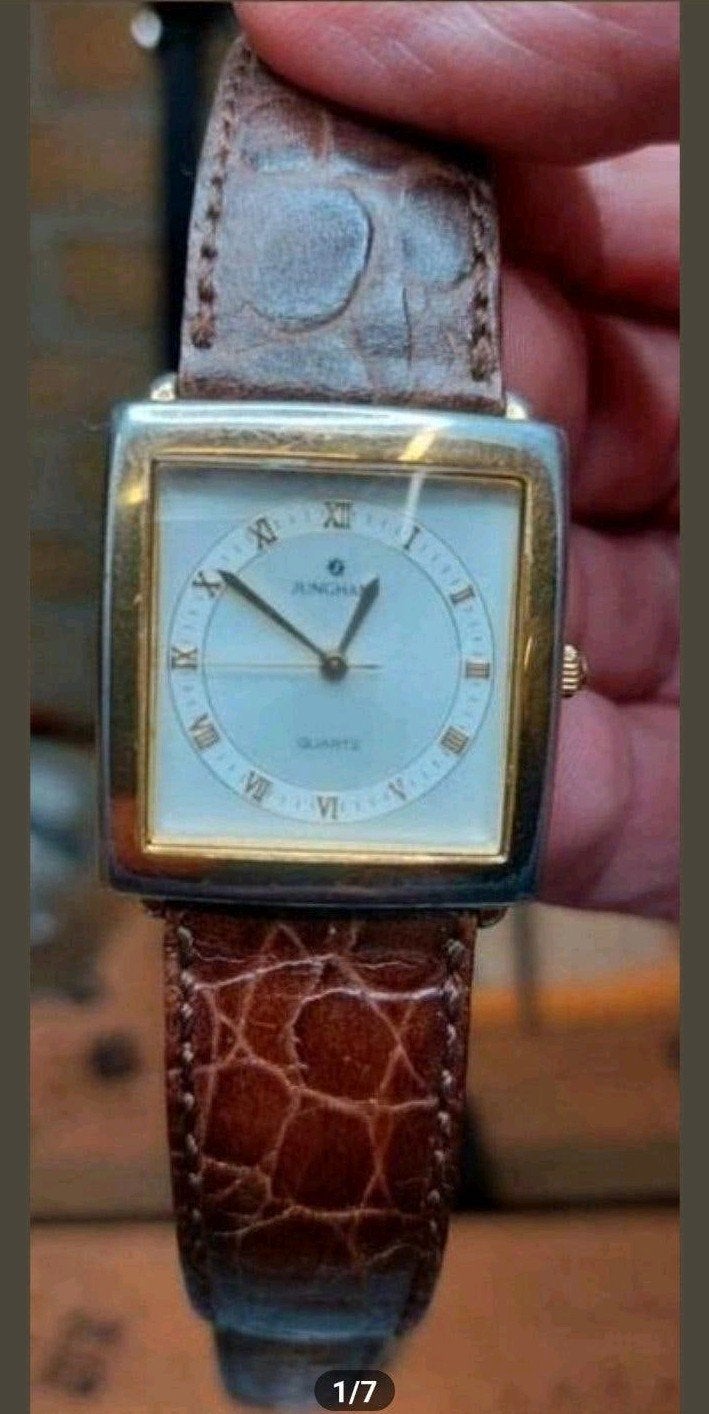 Junghans horloge., Ophalen of Verzenden, Leer, Overige merken