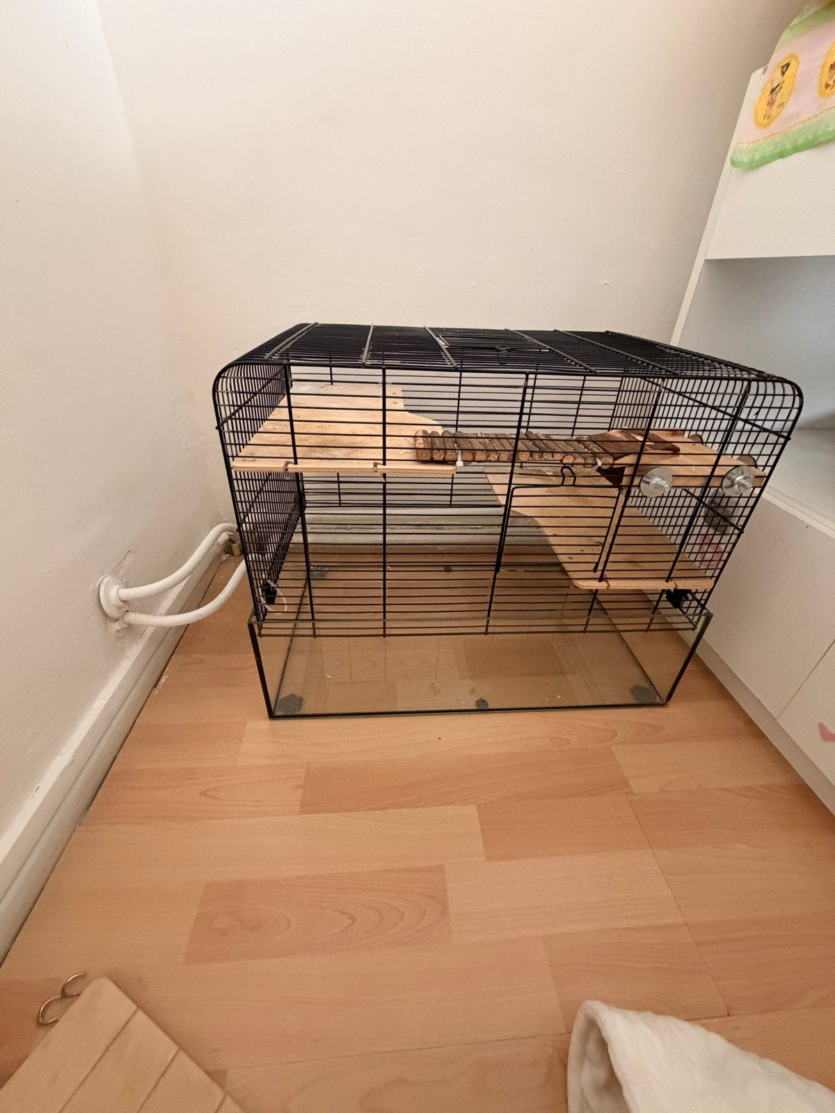Hamsterkooi, Dieren en Toebehoren, Knaagdieren en Konijnen | Hokken en Kooien, Kooi, Minder dan 75 cm, Zo goed als nieuw, Hamster