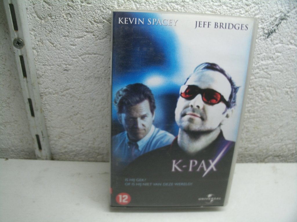 vhs 163b k-pax, Alle leeftijden, Ophalen of Verzenden, Zo goed als nieuw, Actie en Avontuur