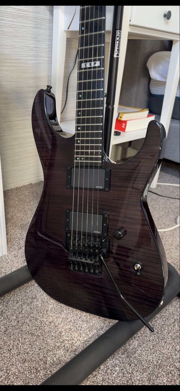 ESP E-II M-II STBLK elektrische gitaar -!, Muziek en Instrumenten, Ophalen of Verzenden, Zo goed als nieuw, Solid body, Overige merken
