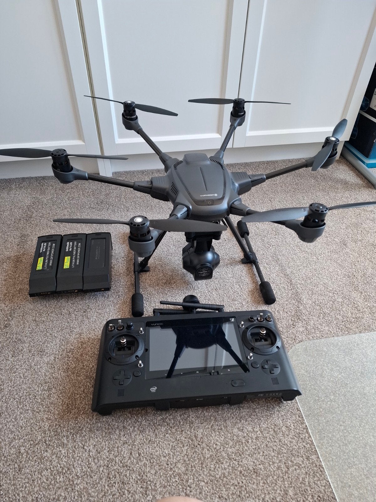yuneec H drone, Ophalen