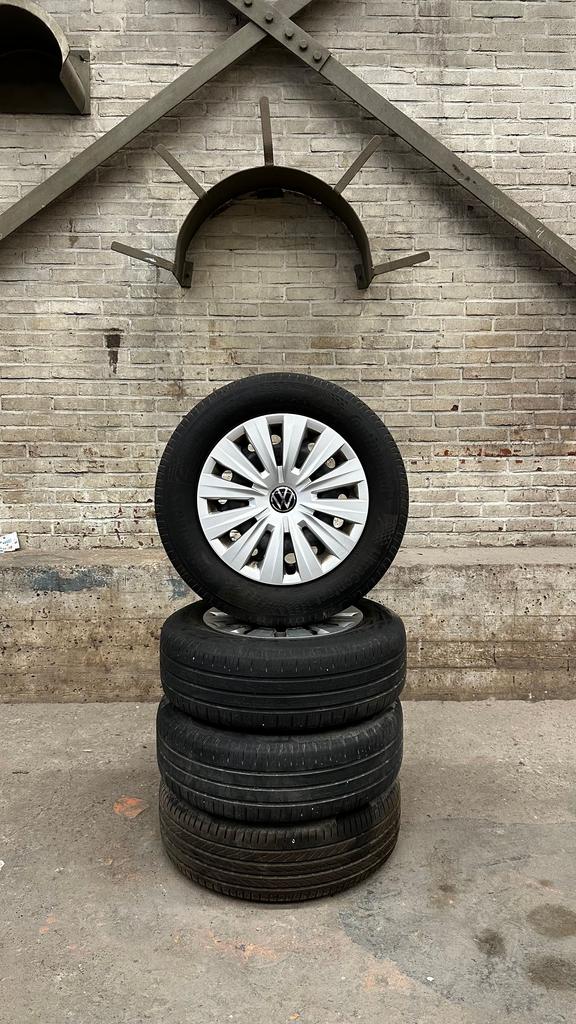 15 inch stalen velgen met zomerbanden, Auto-onderdelen, Banden en Velgen, Ophalen, Gebruikt, 15 inch, -