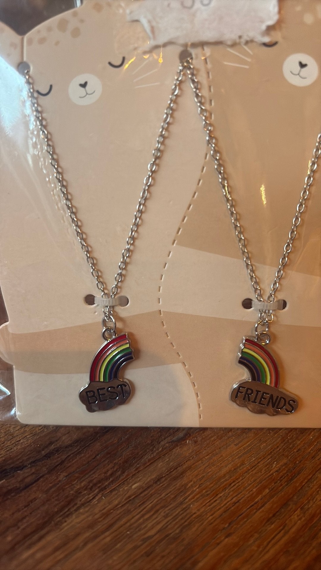 BFF ketting rainbow, Ophalen of Verzenden, Nieuw, Ketting