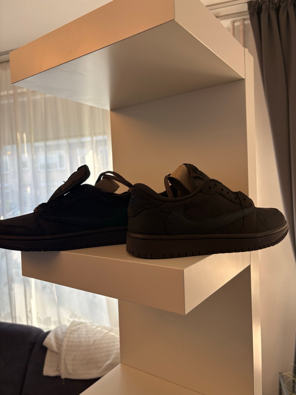 Nike Air Jordan 1 Low Travis Scott Black Phantom, Ophalen, Nieuw, Zwart, Sneakers of Gympen