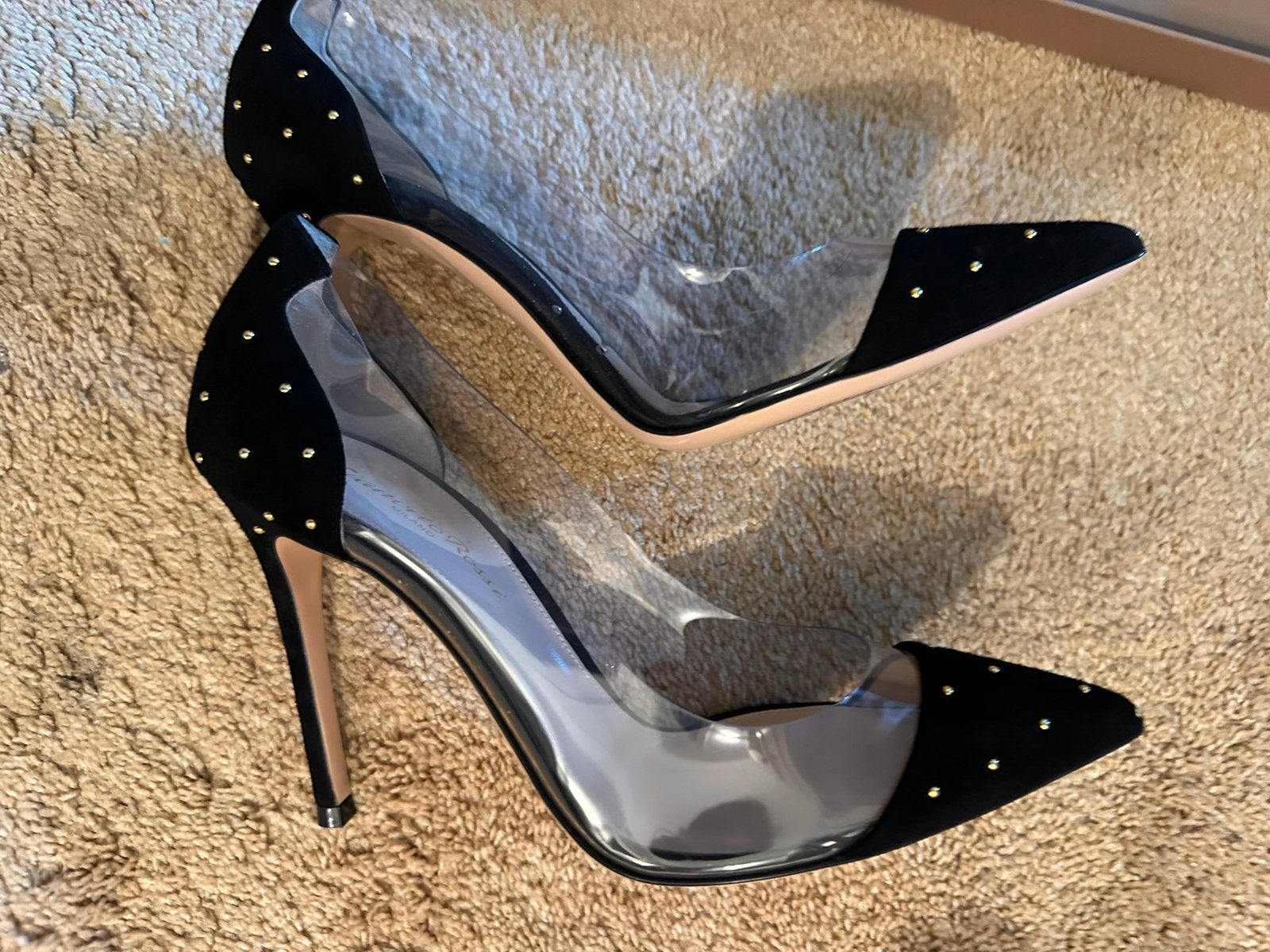Gianvitto Rossi Tyler plexi maat 37,5 nieuw, Pumps, Zwart, Nieuw, Ophalen of Verzenden