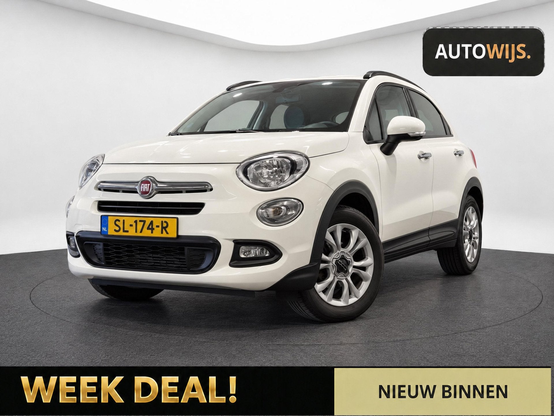 Fiat 500 X 1.4 Turbo MultiAir Opening Edition|NAVI|TREKHAAK|, Auto's, Voorwielaandrijving, Gebruikt, 4 cilinders, 500X