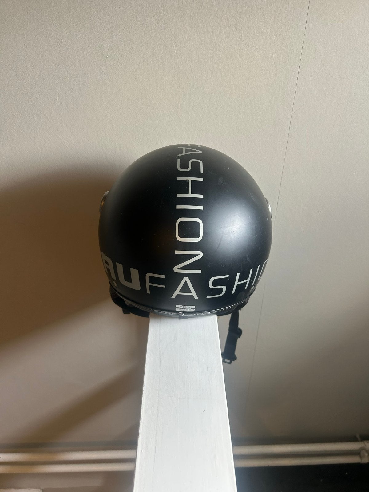 Nau Helmets Scooterhelm Maat XS - Zwart met Vizier, Ophalen of Verzenden, Gebruikt, Extra small of kleiner