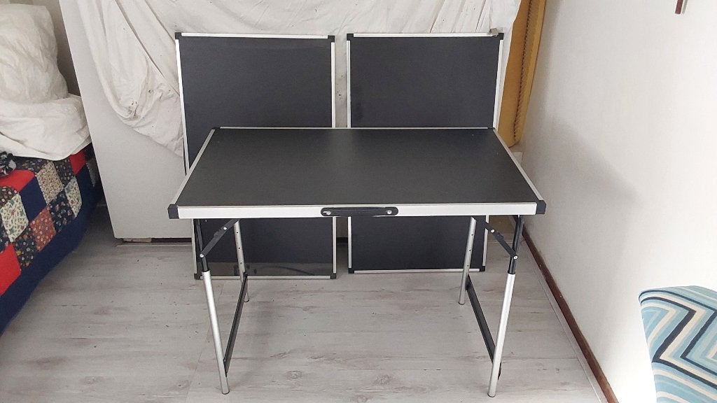 In klapbare tafel 110 x 60, Ophalen, 100 tot 150 cm, 50 tot 100 cm, Zo goed als nieuw