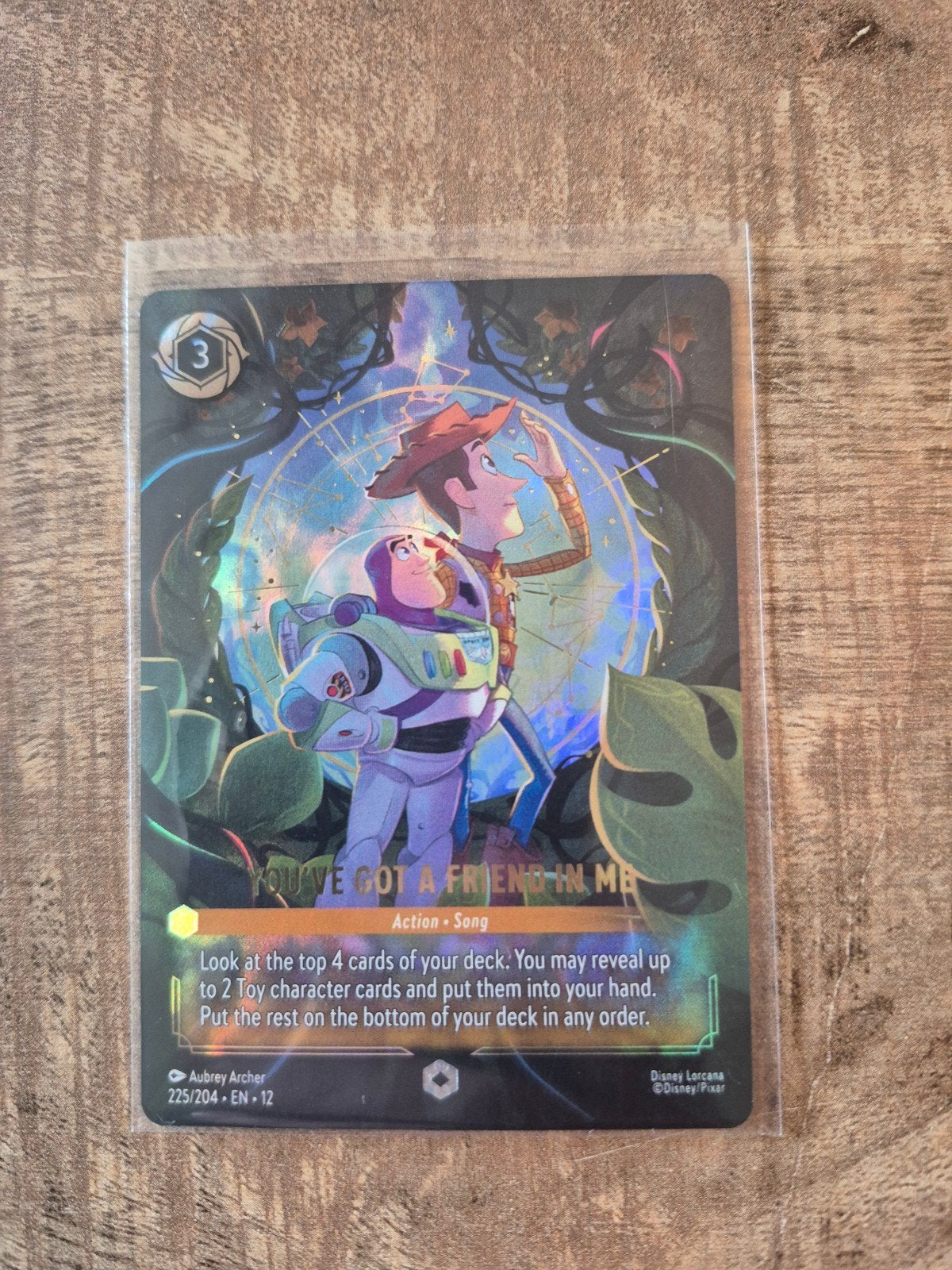 Disney Lorcana: You've Got a Friend in Me (EN), Verzamelen, Ophalen of Verzenden, Overige figuren, Zo goed als nieuw, Papier, Kaart of Schrift