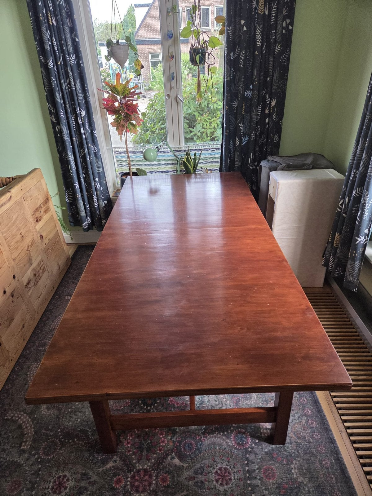 Uitschuifbare eettafel Norden Ikea, Ophalen, Zo goed als nieuw, Rechthoekig, 50 tot 100 cm