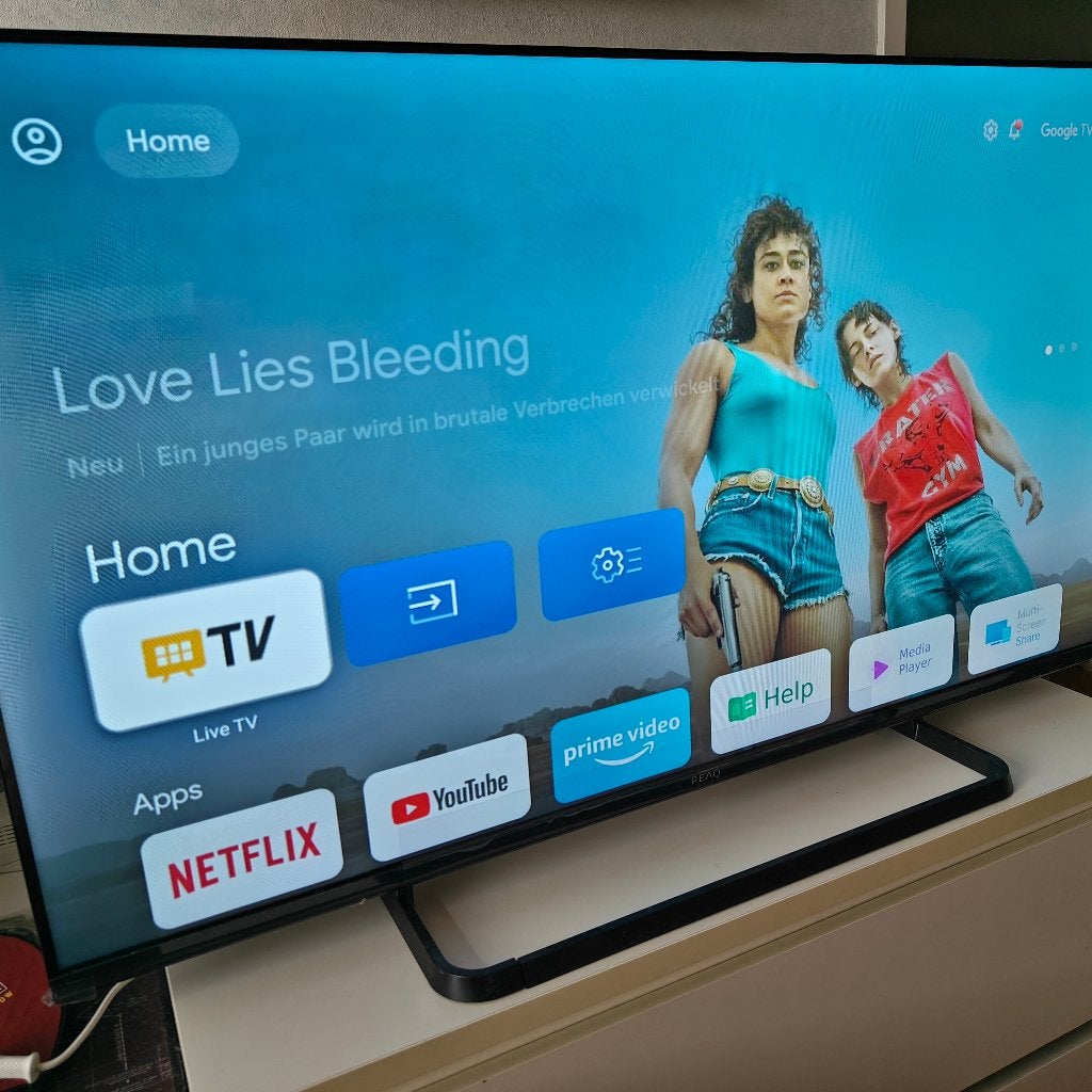 Peaq Smart TV 40 inch, LED, 50 Hz, Zo goed als nieuw, 100 cm of meer
