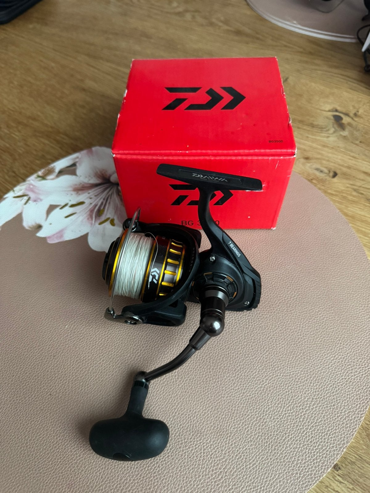 Daiwa bg 3500, Ophalen of Verzenden, Zo goed als nieuw, Molen