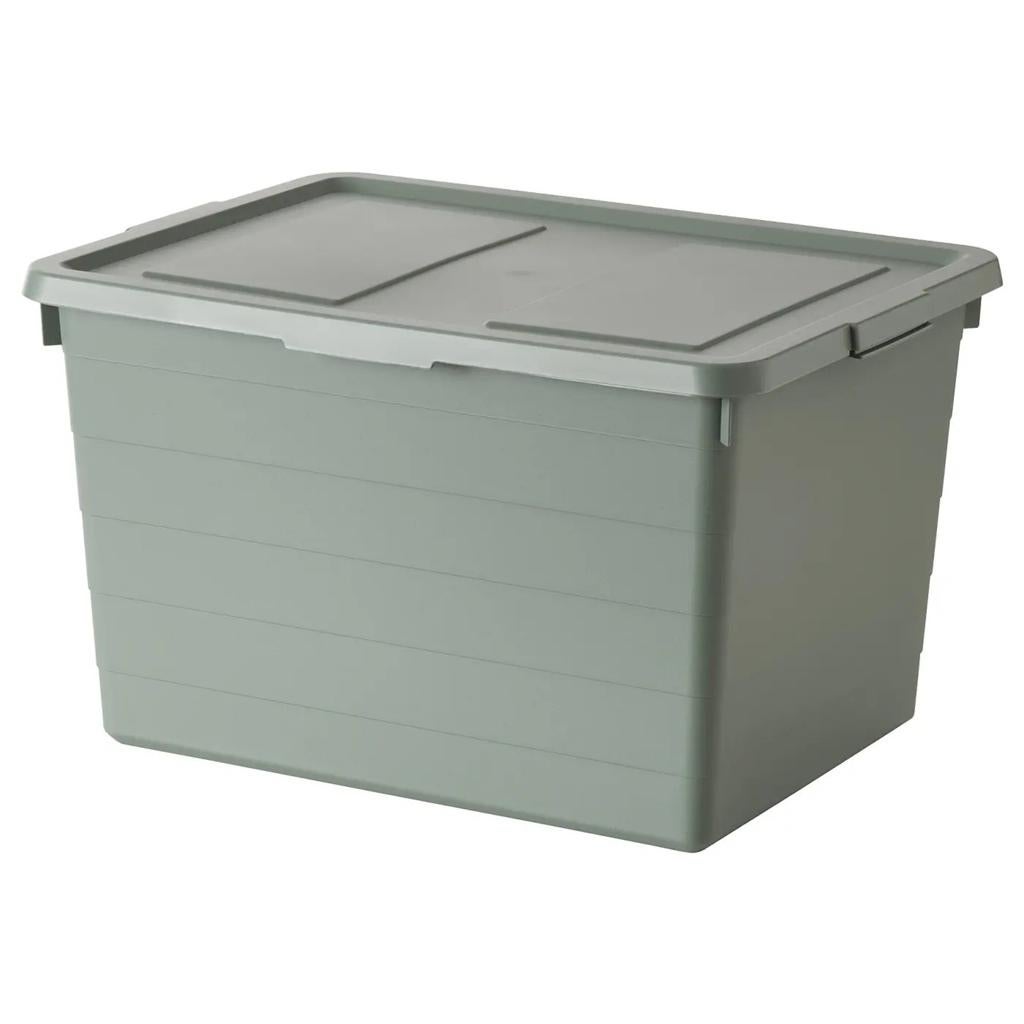 Gezocht: IKEA Sockerbit opbergkratten grijsgroen, Ophalen of Verzenden, Minder dan 50 cm, Minder dan 50 cm