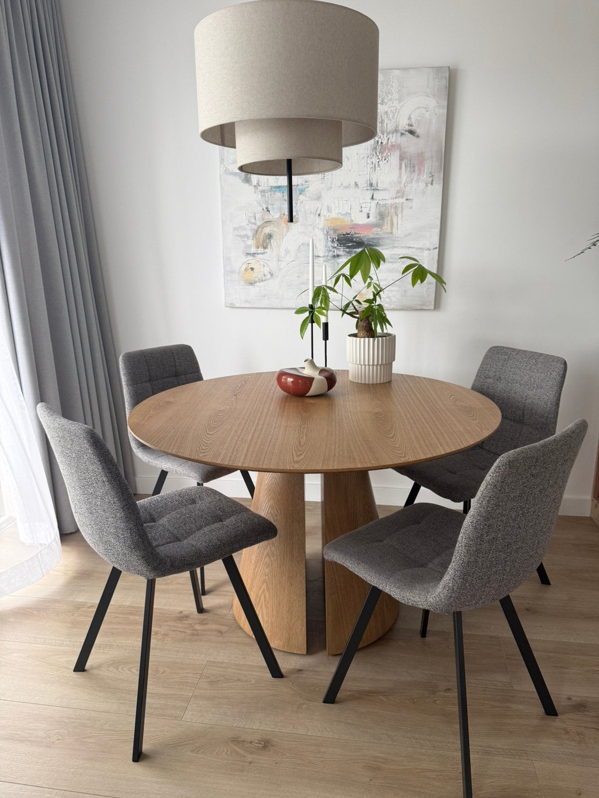 Eetkammerstoelen set 4, Huis en Inrichting, Gebruikt, Modern, Vier personen, Rechthoekig