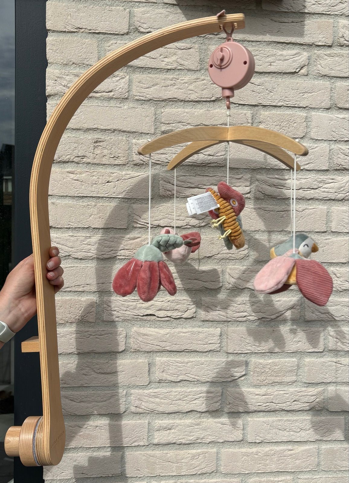Little Dutch Muziekmobiel met houten arm, Kinderen en Baby's, Ophalen of Verzenden, Zo goed als nieuw