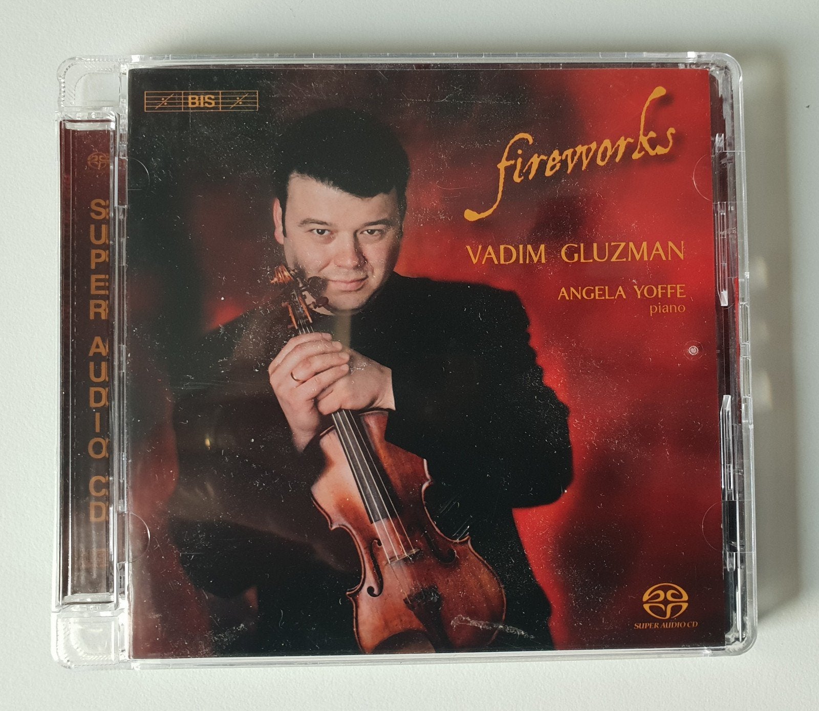 Vadim Gluzman Angela Yoffe - Fireworks SACD, Ophalen of Verzenden, Zo goed als nieuw, Orkest of Ballet