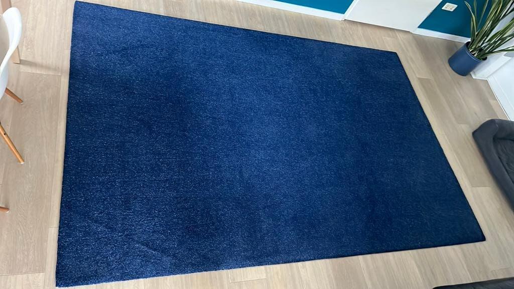 Ikea Tyvelse vloerkleed 2x3m donkerblauw, Ophalen, Blauw, 150 tot 200 cm, 200 cm of meer