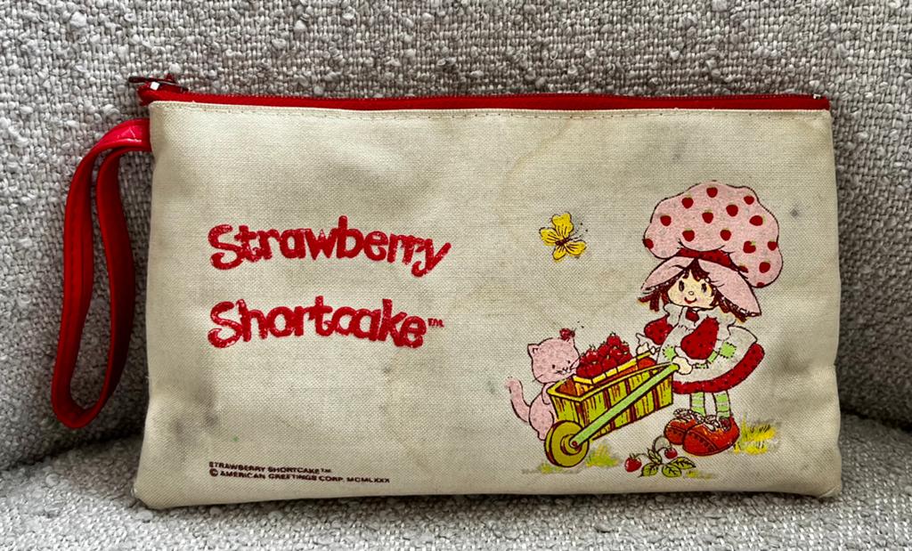 Vintage Strawberry Shortcake etui, Ophalen of Verzenden