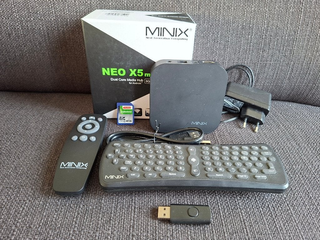 Minix air mouse / mini toetsenbord + Minix Neo X5 mini 8GB, Ophalen of Verzenden, Gebruikt