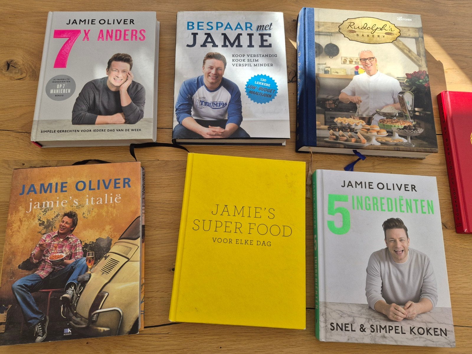 6x kookboeken, Hoofdgerechten, Ophalen of Verzenden, Zo goed als nieuw, Jamie Oliver