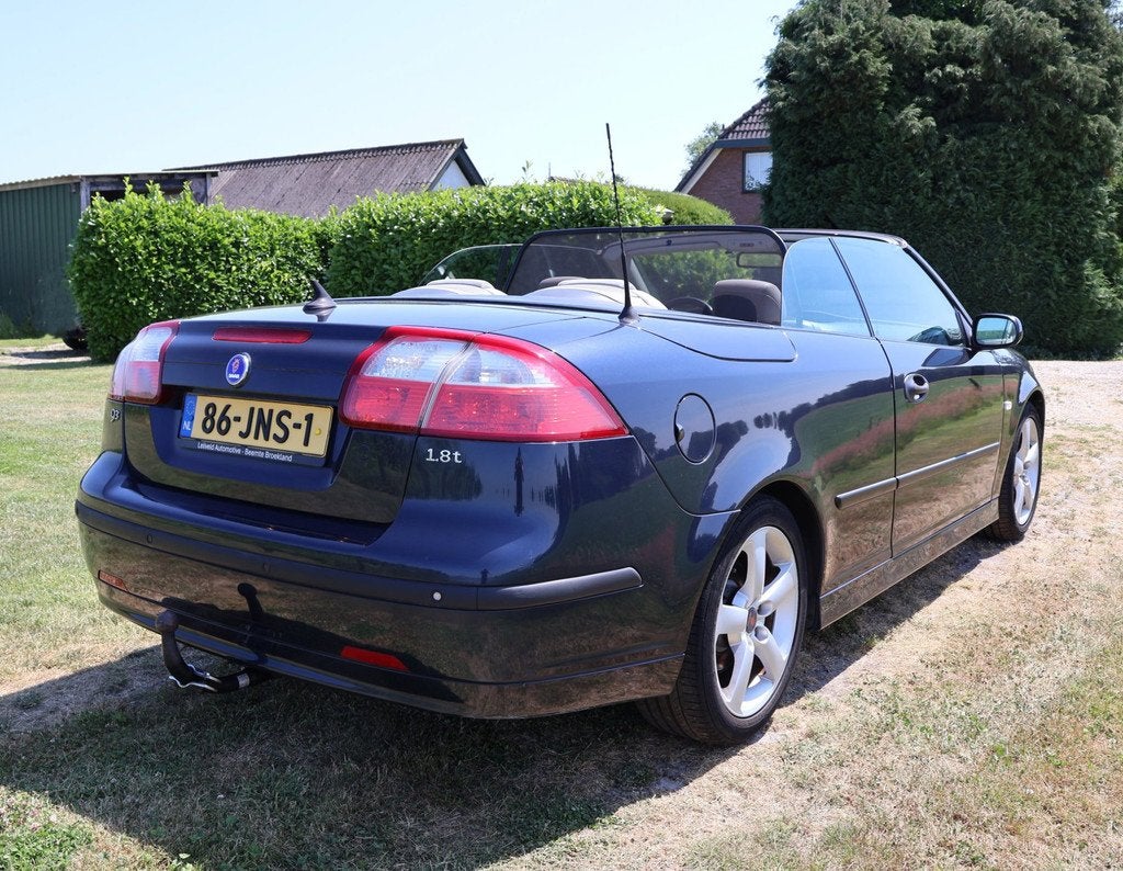 Saab 9-3 Cabrio 1.8t Vector|Automaat|Trekhaak|Elek. kap|Airc, Auto's, Saab, 1998 cc, Gebruikt, Beige, 4 cilinders