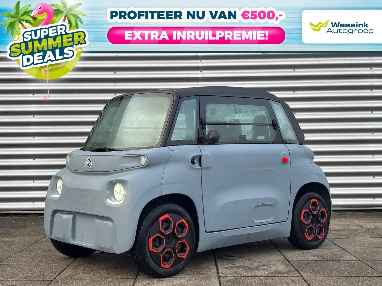 Citroen AMI 100% Electrisch Vanaf AM rijbewijs en 16 jaar te, Diversen, Brommobielen en Scootmobielen, Gebruikt, Overige merken
