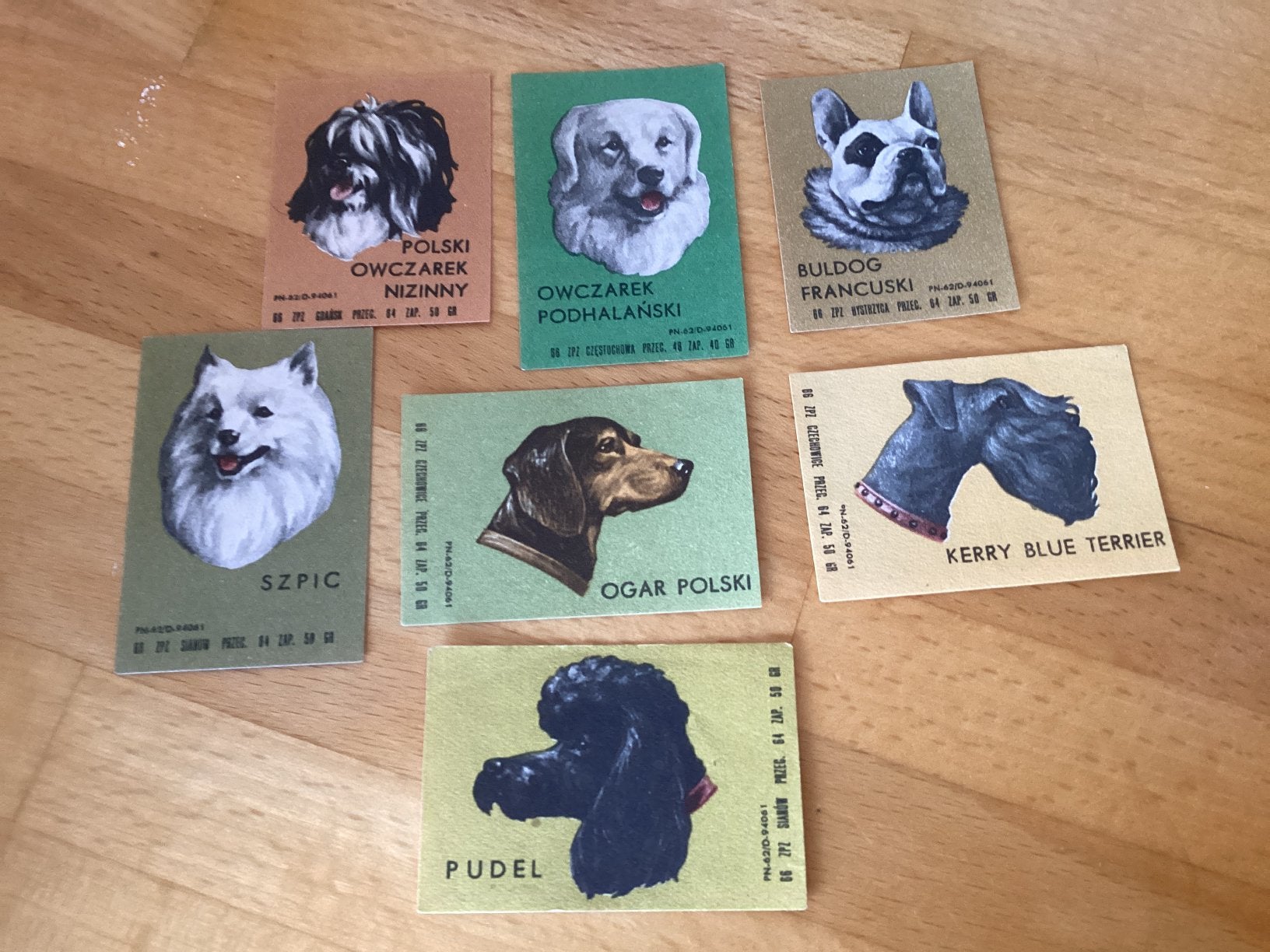 Honden Poolse lucifer merken, Verzamelen, Ophalen of Verzenden, Zo goed als nieuw, Sigarenbandjes