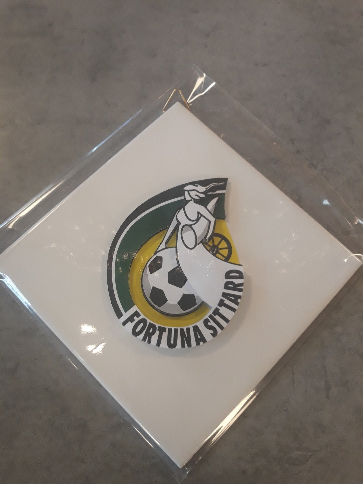 Fortuna Sittard tegel, Verzamelen, Ophalen of Verzenden, Nieuw, Overige binnenlandse clubs, Overige typen