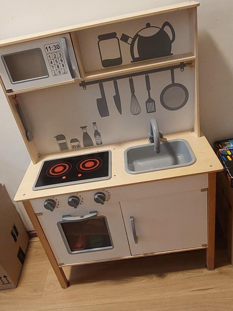 Houten keukentje, Ophalen, Gebruikt