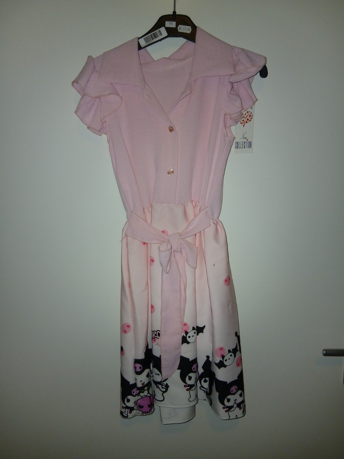 Nieuwe Collectie Meisjes Jurk Maat 10 Jaar - Roze met Print, Ophalen of Verzenden, Nieuw, New Collection, Meisje