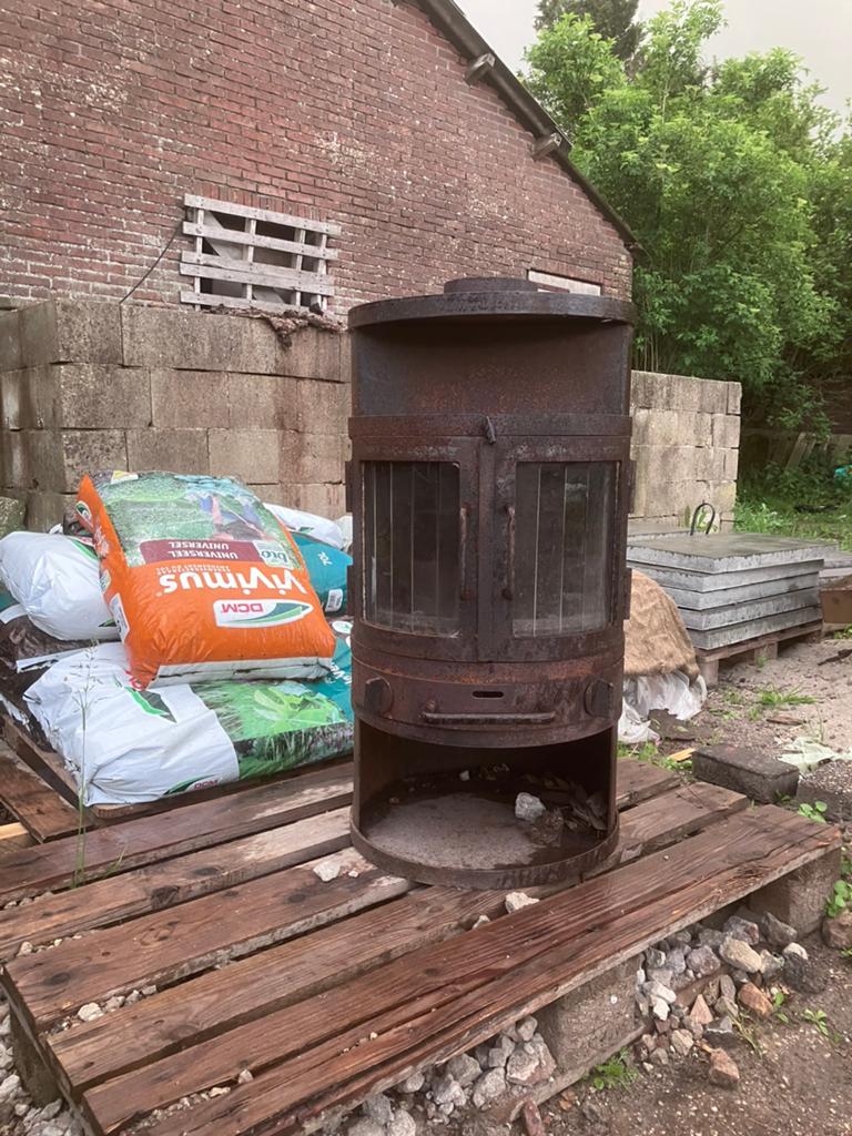 Houtkachel, Huis en Inrichting, Kachels, Ophalen, Gebruikt, Houtkachel, Vrijstaand