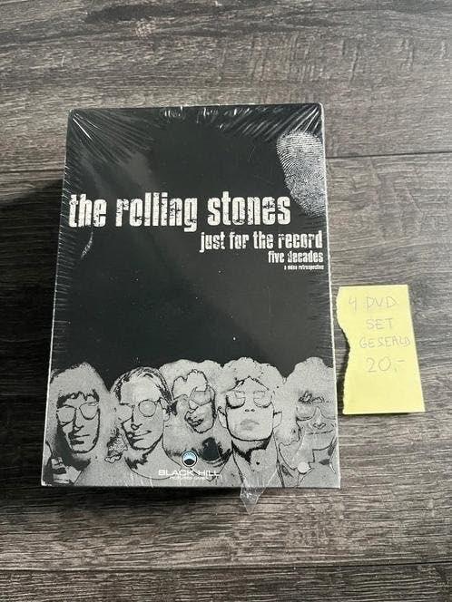 The rolling stones box dvd just for the record five decades, Cd's en Dvd's, Dvd's | Muziek en Concerten, Alle leeftijden, Ophalen of Verzenden