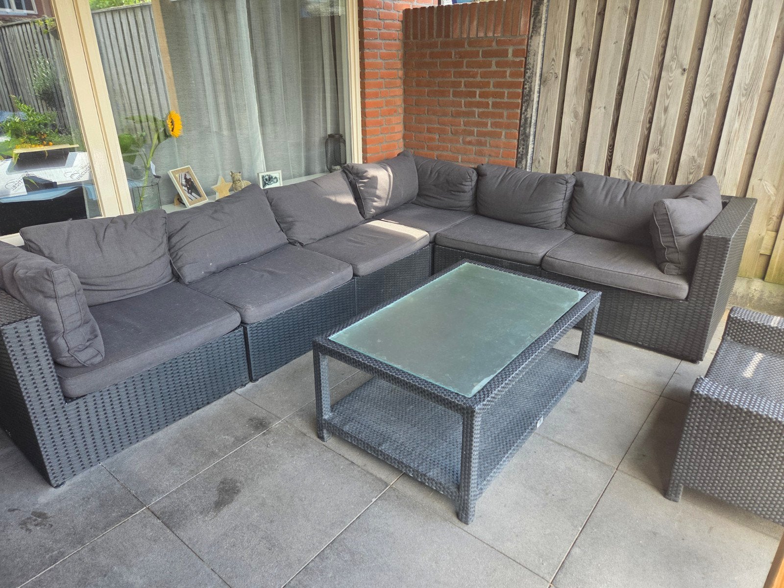 Loungeset ongeveer 325 bij 200, Tuin en Terras, Ophalen