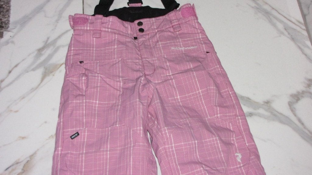 140 PEAK PERFORMANCE roze skibroek, Ophalen of Verzenden, Zo goed als nieuw, Meisje, Sport- of Zwemkleding