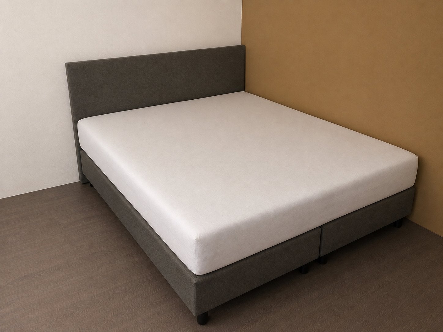 Boxspring 180 x 200 cm + Bamboo Matras (25 cm), Ophalen, Tweepersoons, Zo goed als nieuw, 180 cm