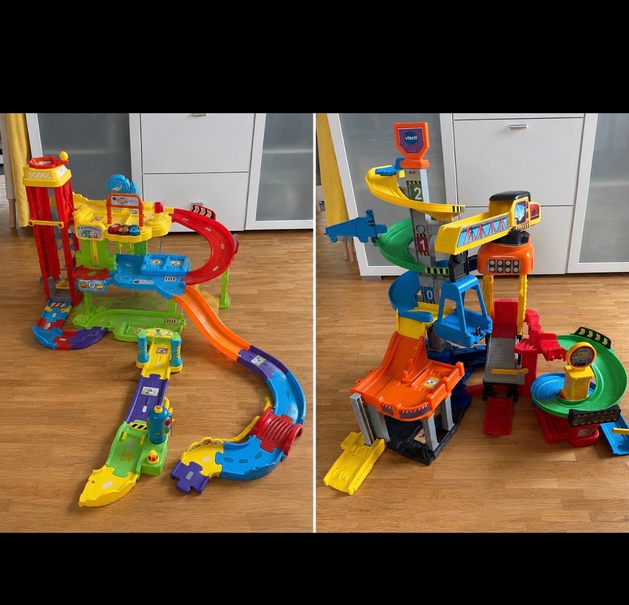 VTech Toet Toet Auto’s Racebaan & Garage Speelset, Ophalen of Verzenden, Gebruikt, Jongen of Meisje