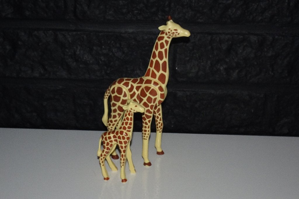01 - Dieren giraf met jong wiltopia 71048, Kinderen en Baby's, Ophalen of Verzenden, Gebruikt
