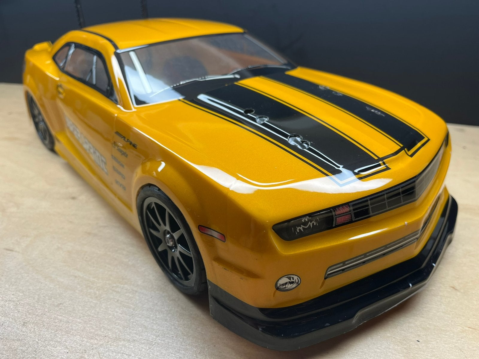 Chevrolet camaro body 1:10, Ophalen of Verzenden, Zo goed als nieuw, Auto onroad