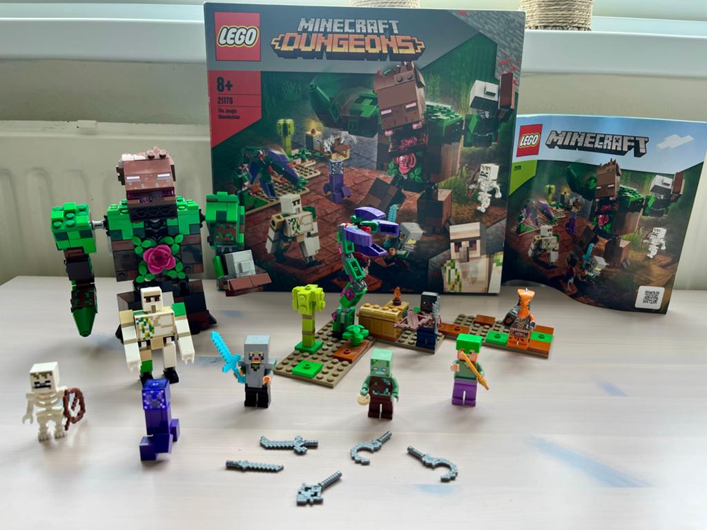 Lego Minecraft 21176 The Jungle Abomination incl gratis set, Minecraft, Lego, Ophalen of Verzenden, Zo goed als nieuw