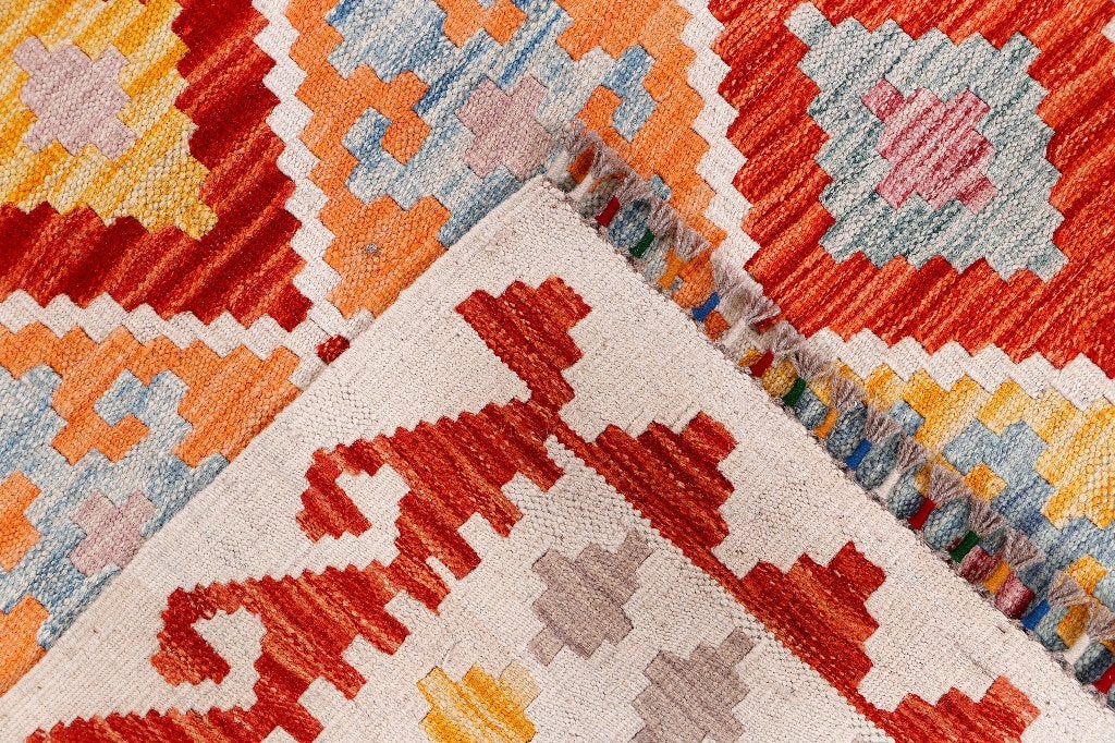 Nomad Harmony Kelim  Afghan 189152 cm was  €900 now €310, Ophalen, 100 tot 150 cm, Nieuw, 150 tot 200 cm