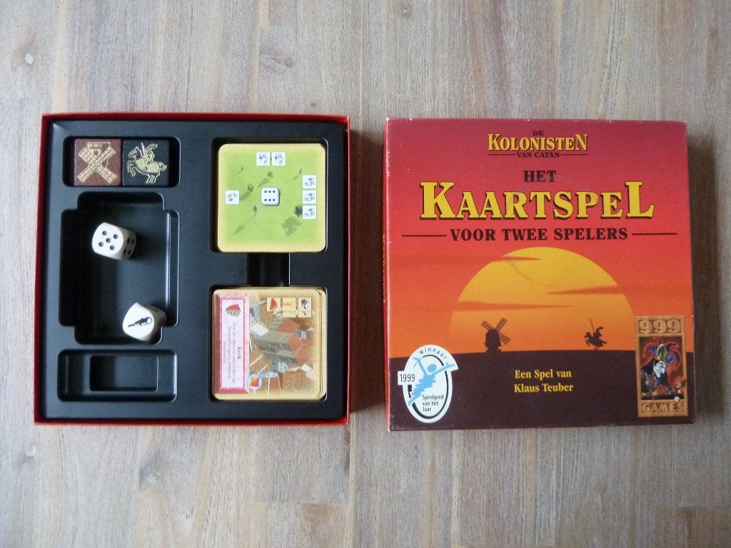 KOLONISTEN van CATAN kaartspel, Ophalen, Gebruikt, 999 Games