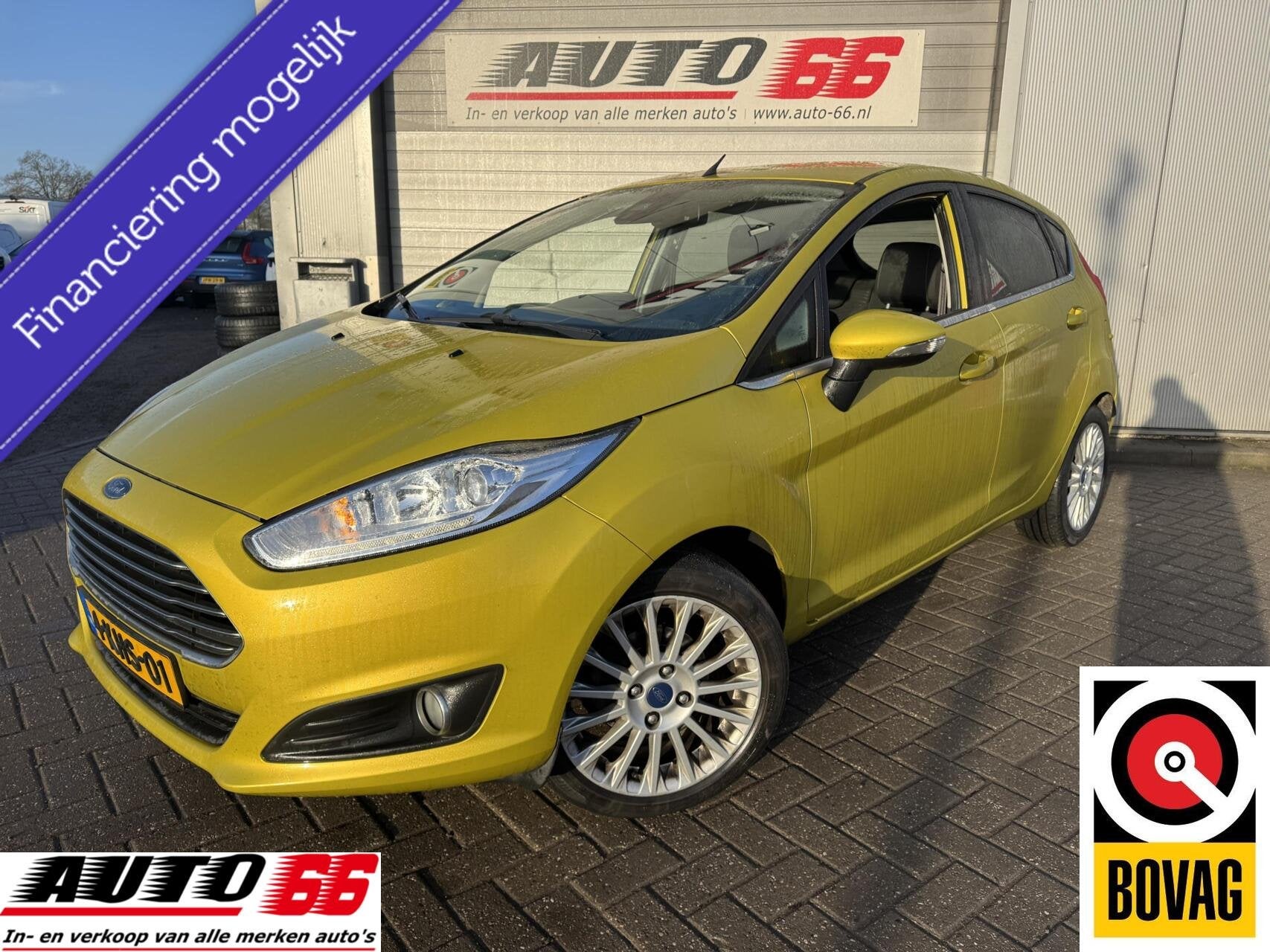 Ford Fiesta 1.0 EcoBoost Titanium, Voorwielaandrijving, Euro 5, Zwart, 23 km/l