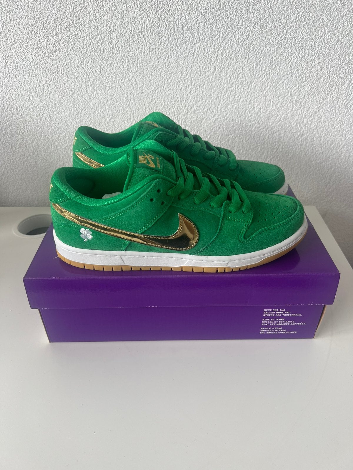 Nike SB dunk low st. Patricks day maat 42, Overige kleuren, Nieuw, Ophalen of Verzenden, Sneakers of Gympen