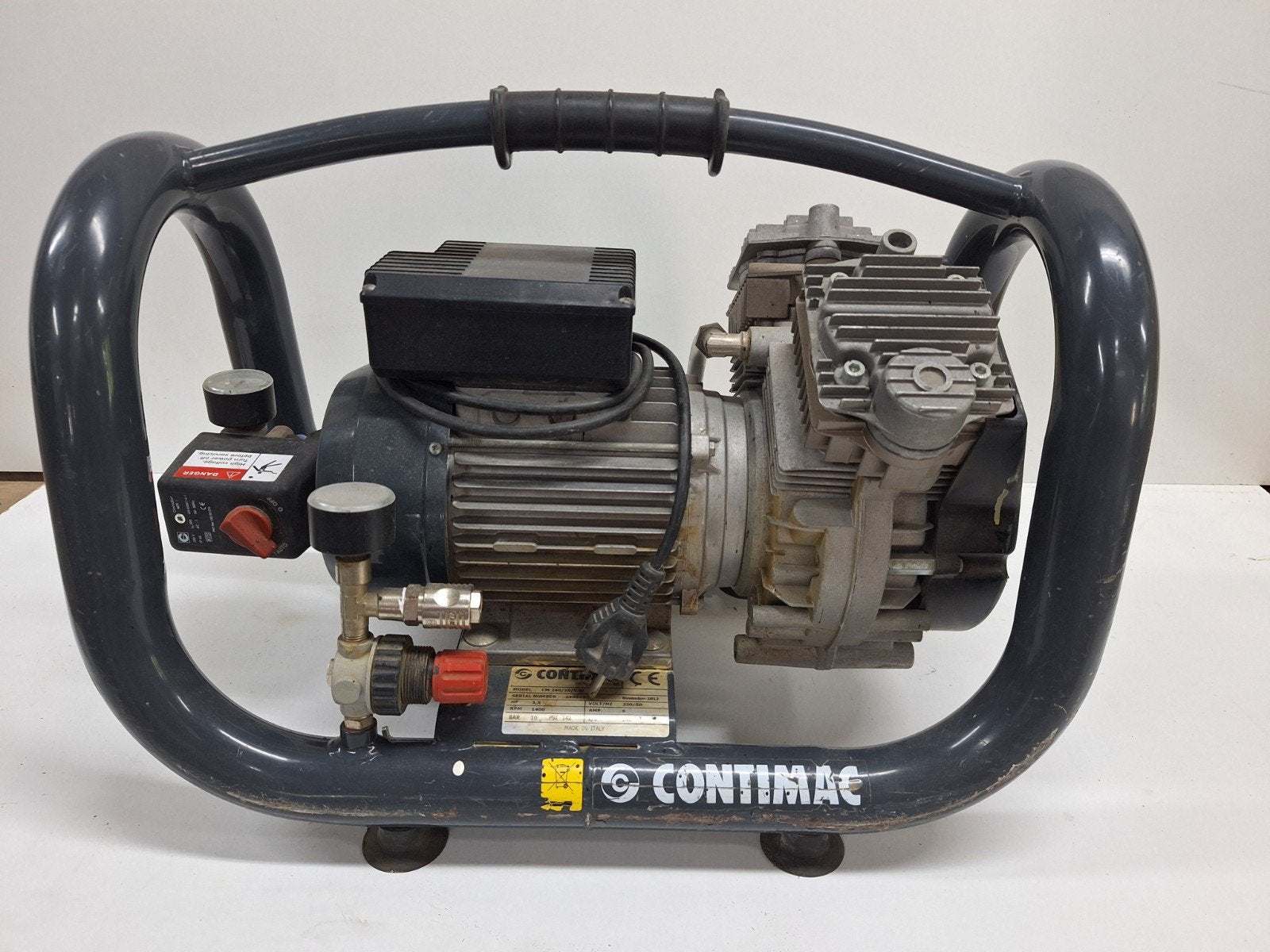 contimac compressor, Doe-het-zelf en Verbouw, Compressors, Ophalen, Gebruikt, 10 bar of meer, Olievrij