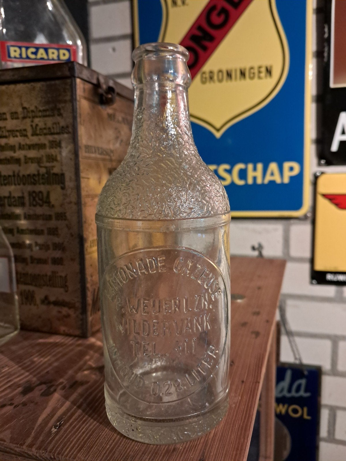 Weijerl en Zn Wildervank limonade flesje, Verzamelen, Ophalen of Verzenden, Gebruikt