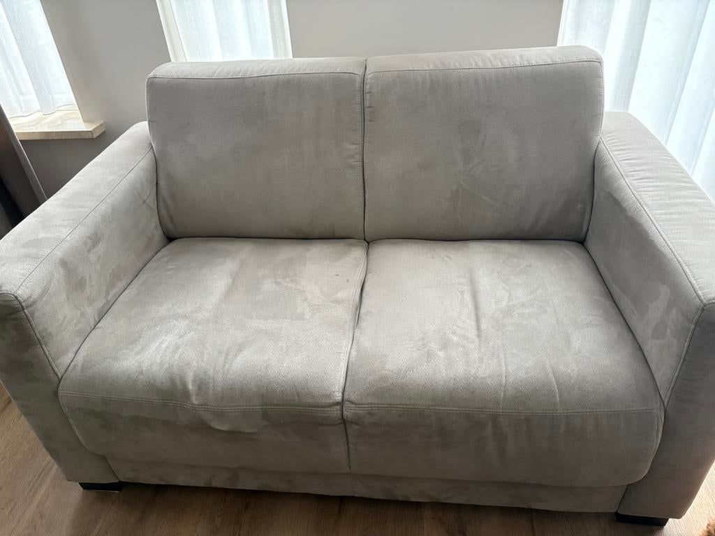 2 banken, Ophalen, Gebruikt, Tweepersoons, 75 tot 100 cm