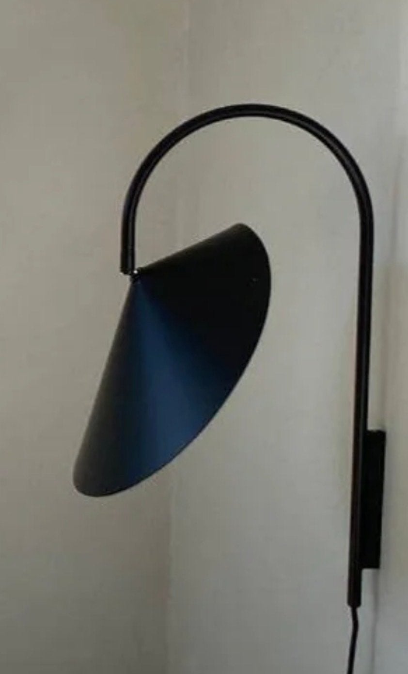 Ferm living Arum wandlamp (evt 2x), Huis en Inrichting, Ophalen, Zwart, Overige fittingen, Zo goed als nieuw