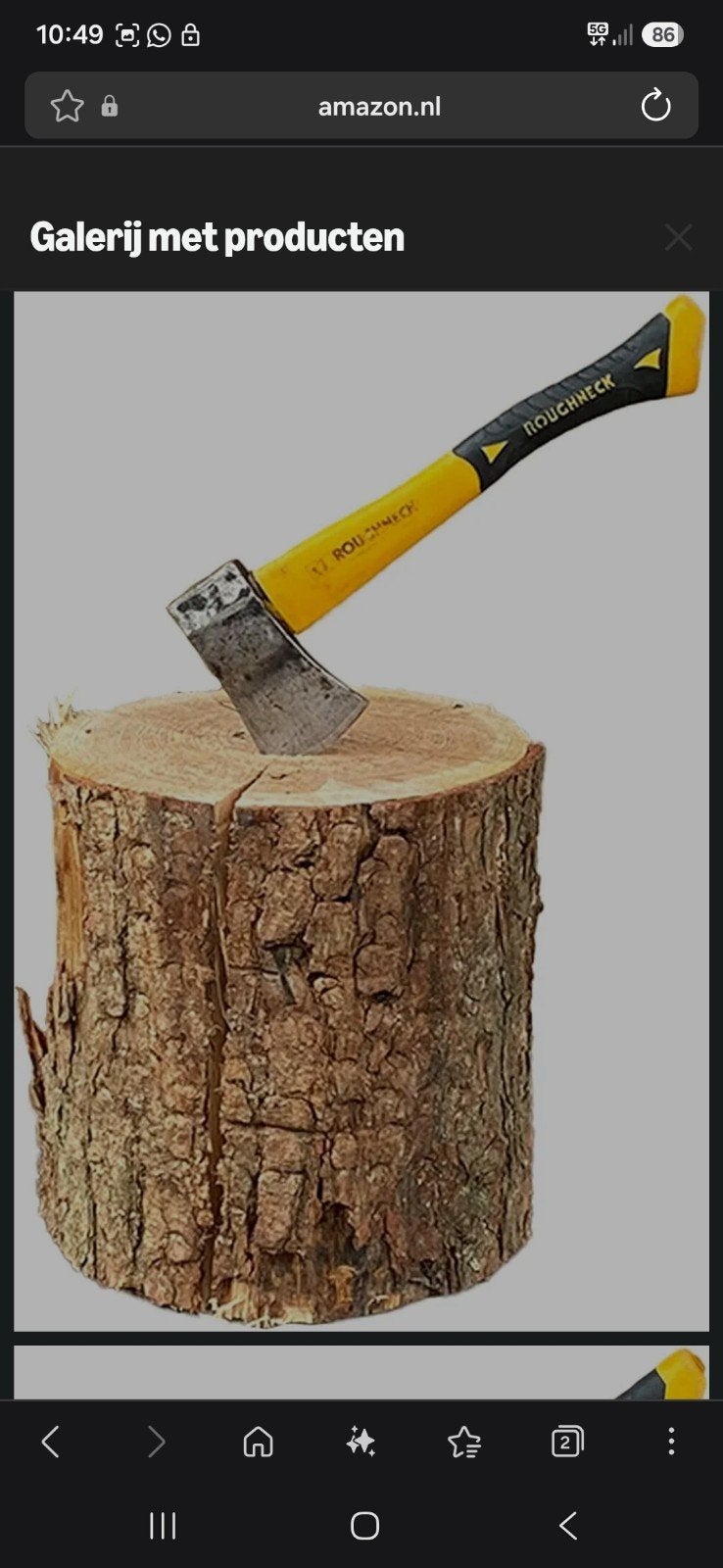 gezocht hakblok ong 50 60cm hoog diameter ong 40, Minder dan 3 m³, Ophalen of Verzenden