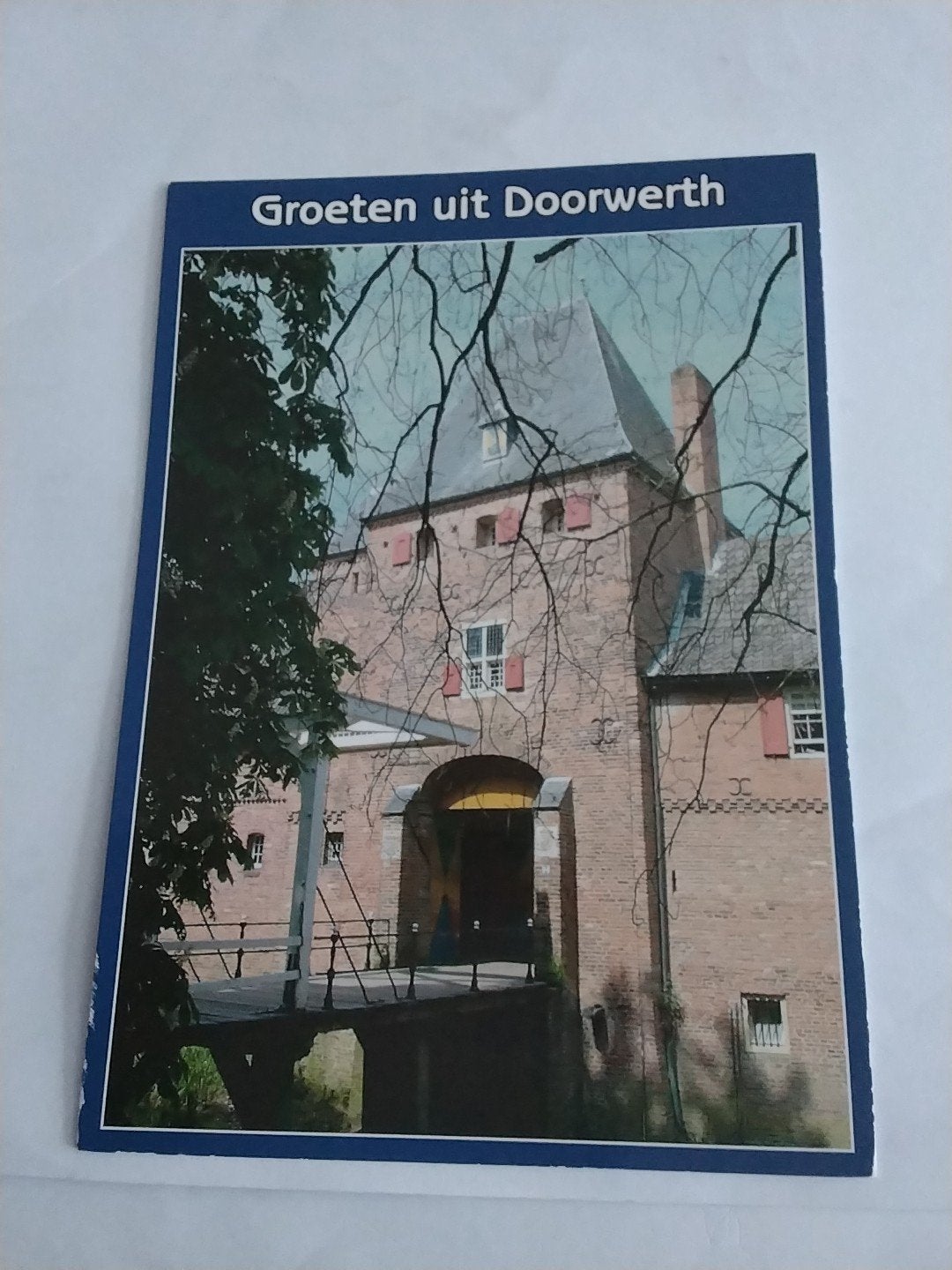 Ansichtkaart Kasteel Doorwerth - Gelopen, Verzamelen, Ansichtkaarten | Nederland, Ophalen of Verzenden, 1980 tot heden, Gelopen
