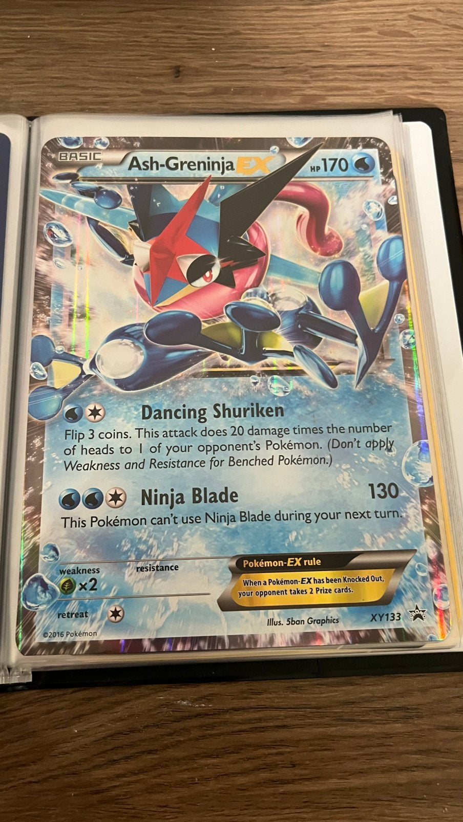 Greninja EX XY133 – XY Promo JUMBO, Hobby en Vrije tijd, Verzamelkaartspellen | Pokémon, Ophalen of Verzenden, Zo goed als nieuw
